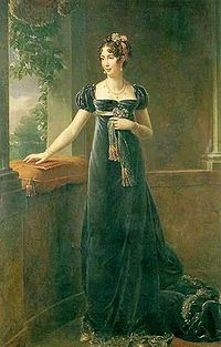La Principessa Amalia Beauharnais vedova del vicerè d'Italia erede di Napoleone Bonaparte